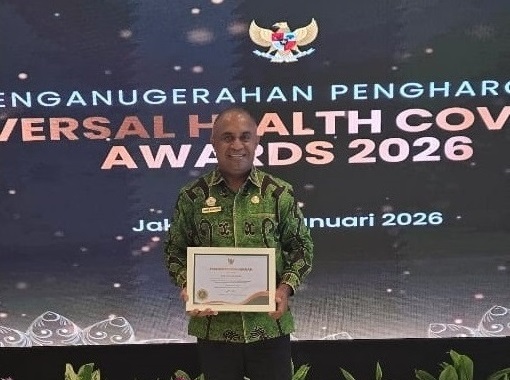 Pemerintah Kabupaten Biak Numfor Raih UHC Award Tahun 2026 BPJS Kesehatan