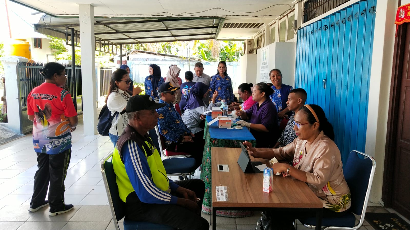 KEGIATAN CKG (CEK KESEHATAN GRATIS) DI DINAS KESEHATAN KAB. BIAK NUMFOR