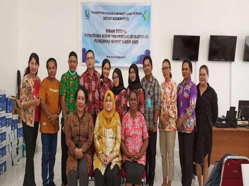 Serah Terima Tenaga Nusantara Sehat ( NS) Puskesmas Wundi