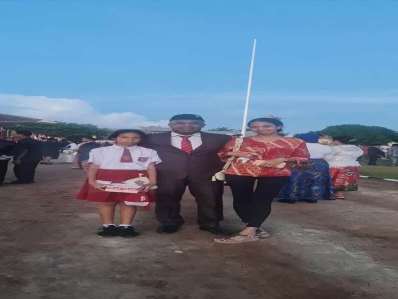 Aubade Penurunan Bendera di Lapangan Gelanggang Remaja