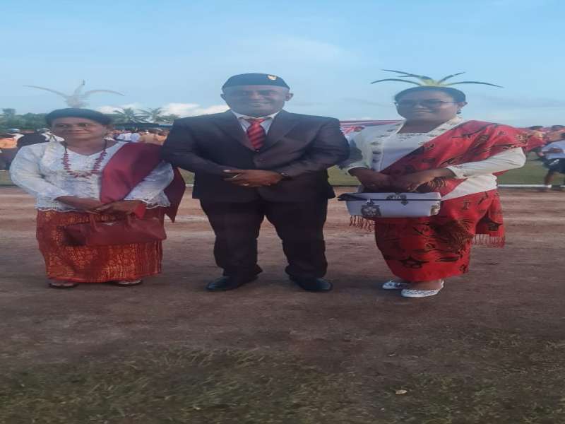 Aubade Penurunan Bendera di Lapangan Gelanggang Remaja