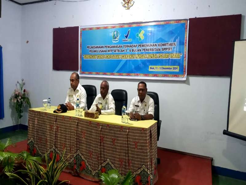 Bimbingan Teknis / Penyuluhan Kamanan Pangan Bagi Pelaku Usaha