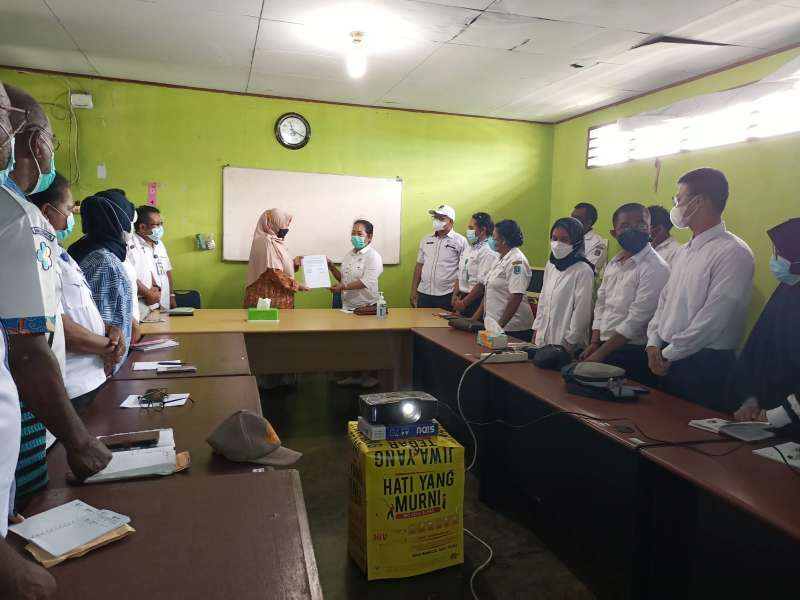 Serah Terima Tenaga Nusantara Sehat ( NS) Puskesmas Pasi 